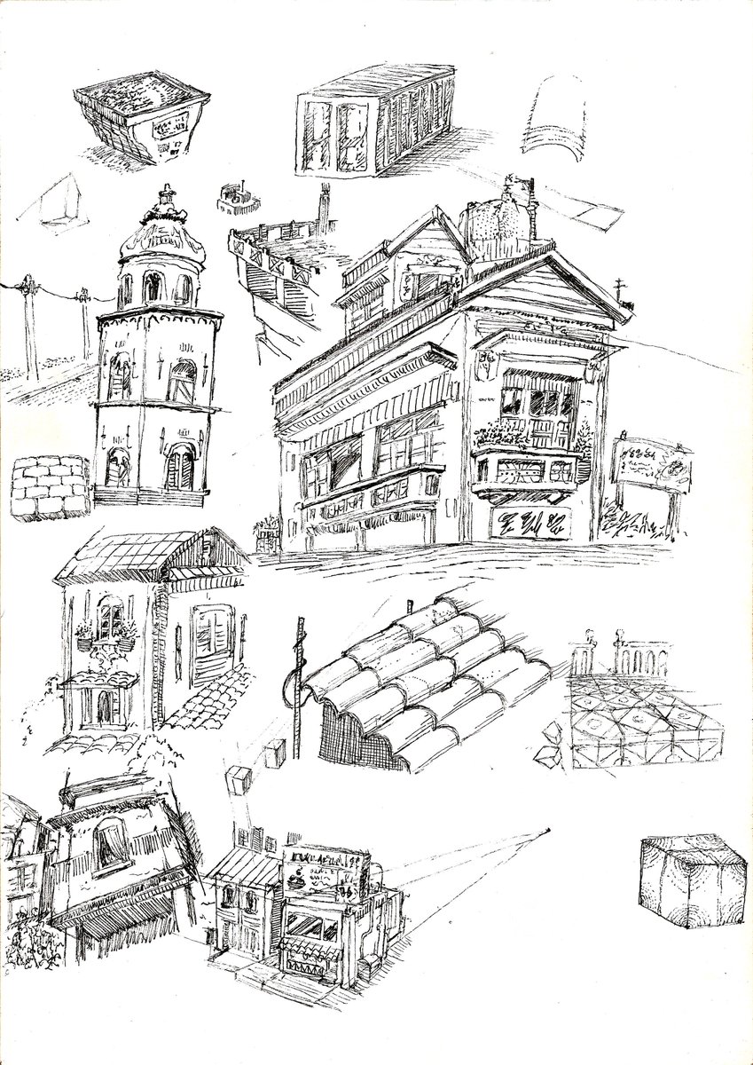 EdoanArtes's tweet photo. Study, random building and objects.

#art #drawing #inking #inkdrawing #inkart https://t.co/QdY527maNW