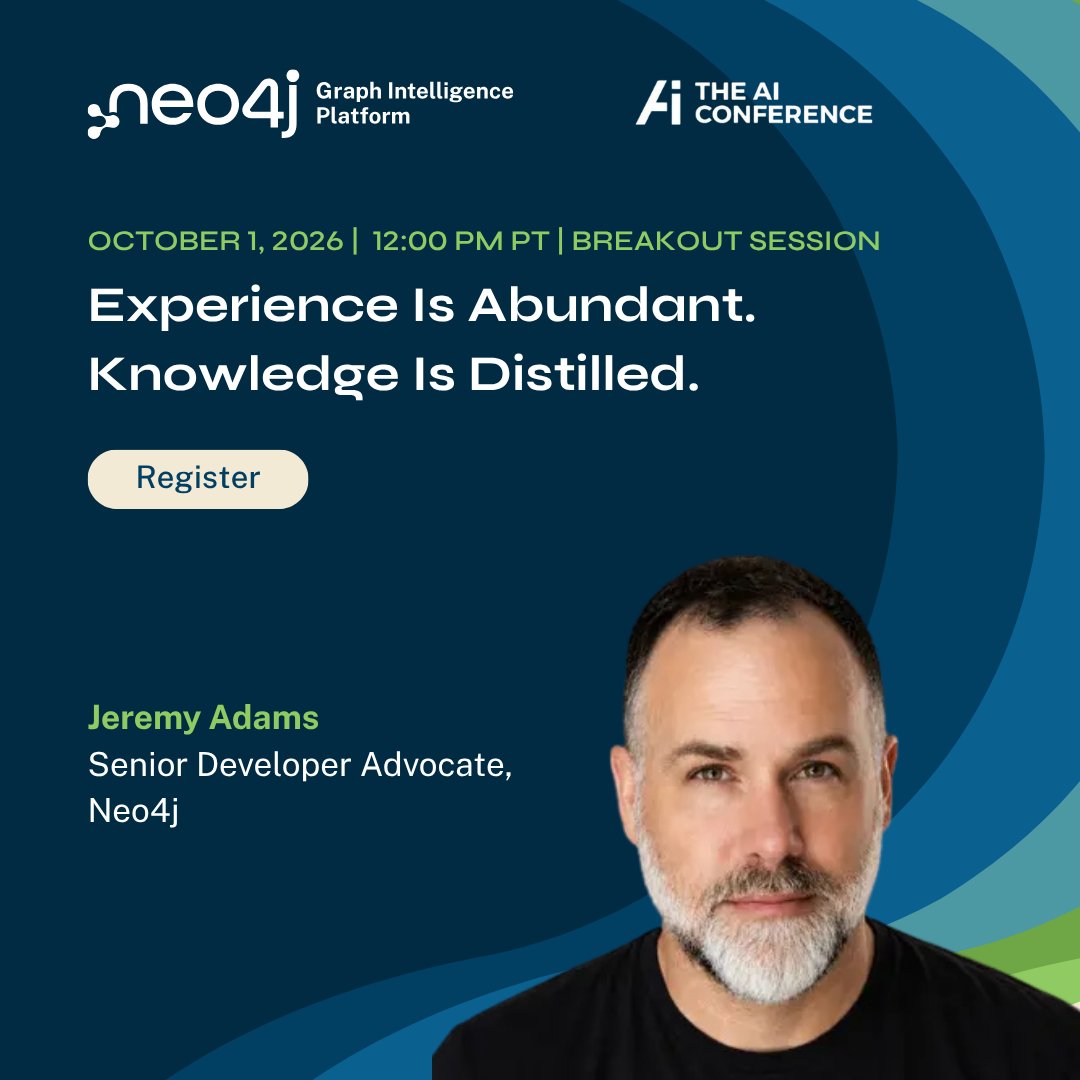 neo4j's tweet photo. Attention SAN FRANCISCO! See you at the AI Conference 2026??
We will be at Booth #247! 
Jeremy and @steveonjava  will be presenting too!
https://t.co/h5I4uZ5jbQ

See you! Sept 29- Oct 1! https://t.co/sNRcMsVTnU