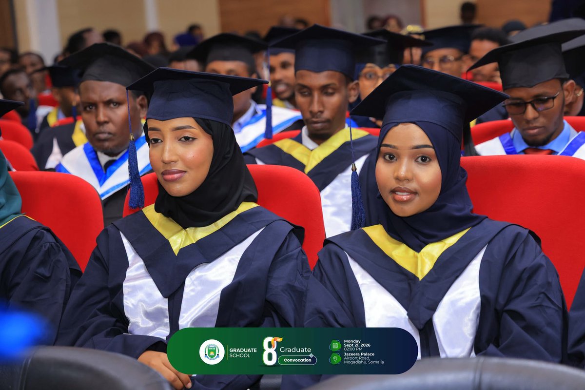 SIMADUniversity's tweet photo. Dr. Ali Olow, Dean of SIMAD Graduate School, officially opened the 8th Graduate School Convocation, welcoming distinguished guests and attendees to the ceremony.
#SIMADUniversity #GraduateSchool #ClassOf2026 #8thGraduateSchoolConvocation https://t.co/OyyI05a3QN