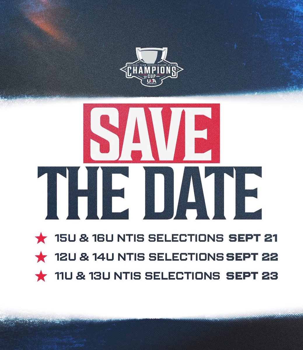 MidwestNTIS's tweet photo. ICYMI:  Selection announcements from the 2026 @USABaseball Championships Cup begin today!  Stay tuned for more info on our Midwest selectees!  

#USABaseball #MidwestDugout https://t.co/m4PleTguj8