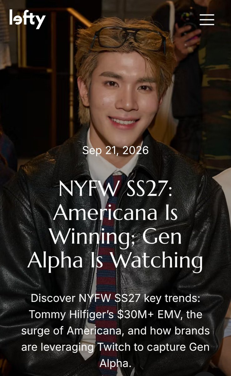 Inn4thOngsa's tweet photo. Fourth ranking #6 overall with a HUGE $3.27M in EMV 😭😭 AND Lefty literally put his gorgeous face on the cover of the report?? 🫠 The global impact is actually insane 👏🏻

#TommySS27xFourth
#TommyHilfigerxFourth
#TommyHilfiger 
#Fourthnattawat #โฟร์ทณัฐวรรธน์ https://t.co/RXIgLoDJCN