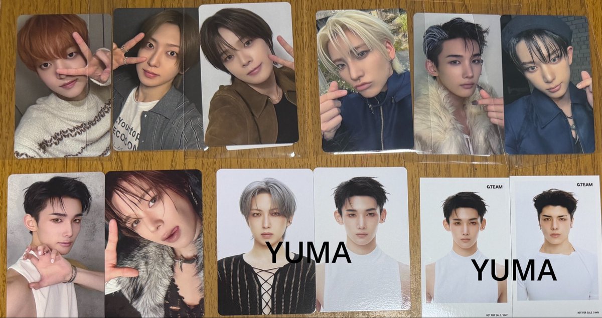 ai_ncwe's tweet photo. 【交換】&amp;TEAM Mark on Me トレカ ラキドロ 店舗特典

譲：EJ FUMA K NICHOLAS JO HARUA TAKI MAKI
タワレコ HMVラキドロ
シリアル

求：NICHOLAS、ユニットトレカ
レンチキュラー　TAKI、EJ
他店舗特典トレカ
※YUMAも求めています

郵送にて交換お願いします📮
検索からもお気軽にどうぞ https://t.co/pjCS1nMoOI