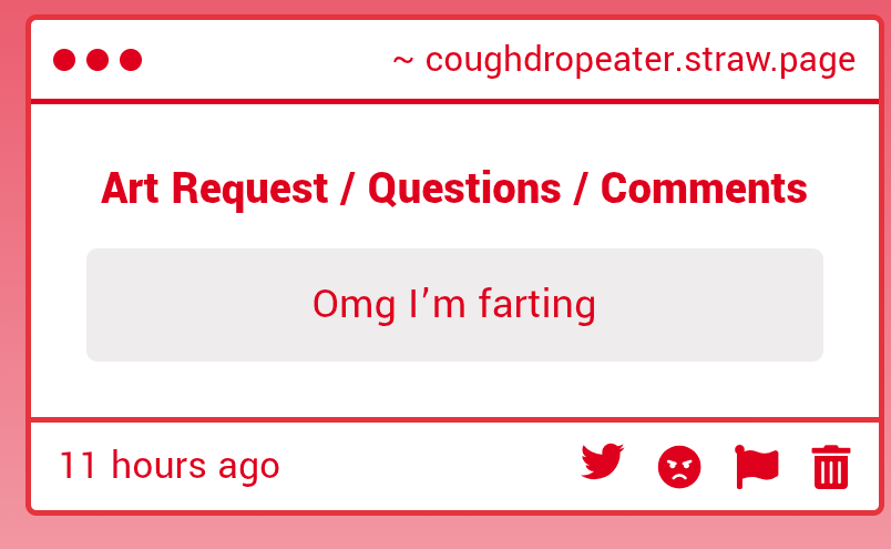 CoughDropEat2's tweet photo. I got really excited that this wasa FINDHER15 update but no it's just someone farting and stinking up my gimmick box 

~https://t.co/s8OM7NgMEa https://t.co/wgwHmeCsky