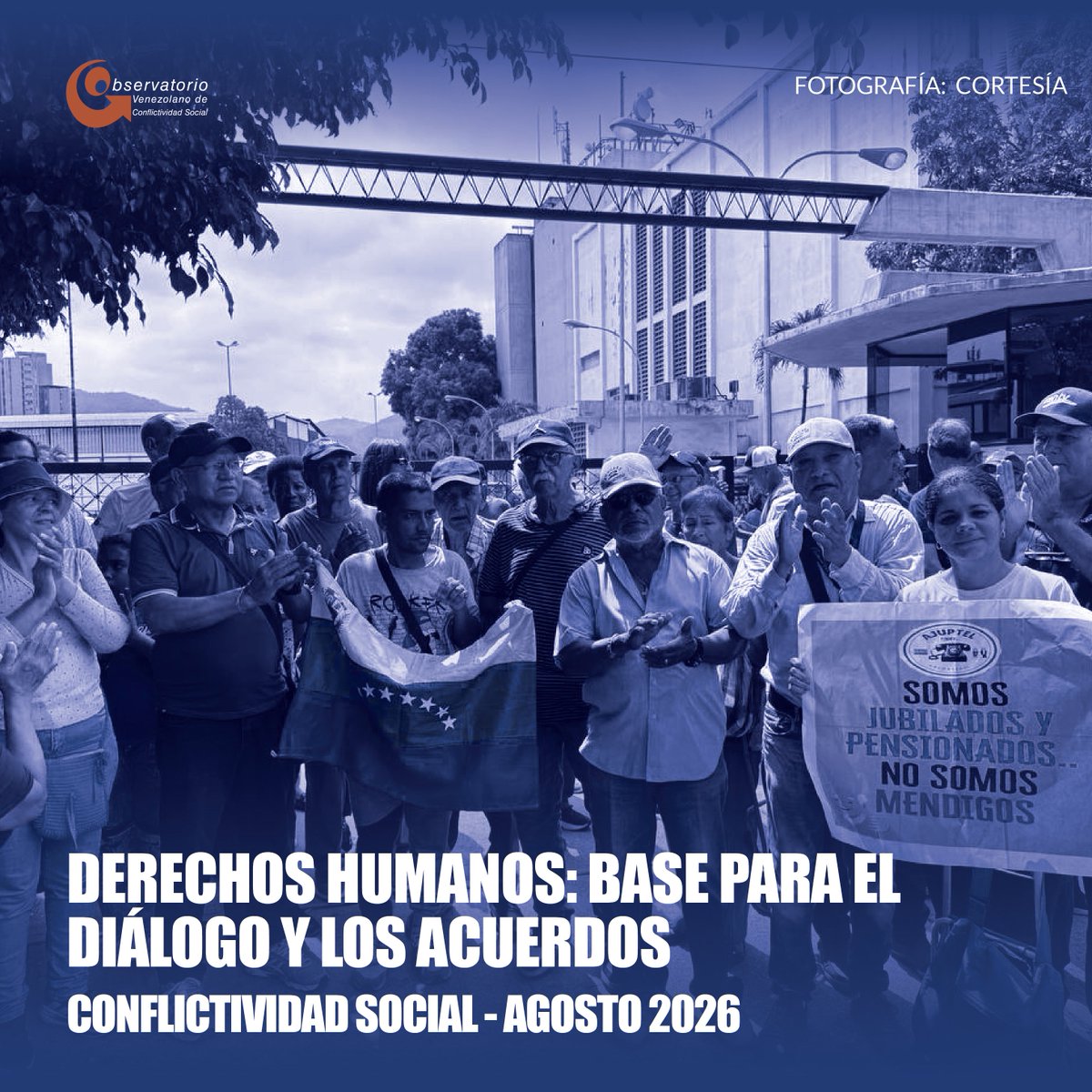 OVCSocial's tweet photo. Publicamos nuestro #InformeOVCS Agosto 2026

📌 652 protestas durante este mes
⭕️ 3501 protestas por Derechos Económicos, Sociales, Culturales y Ambientales (Desca) y 151 protestas por Derechos Civiles y Políticos (DCP) lo que marca una tendencia en la espiral de conflictos
📌 Lara, Miranda, Anzoátegui, Sucre, Carabobo y Distrito Capital son los estados que lideran el índice de protestas
📢 Las concentraciones, y cierres de calles y avenidas fueron las modalidades de protestas más frecuentes
📌 Los derechos más exigidos fueron a la vivienda y a la justicia.
⭕️ De 15 protestas en La Guaira al menos 12 fueron protagonizadas por damnificados del doblete sísmico del pasado 24 de junio de 2026.

https://t.co/0xBfvQiCU5