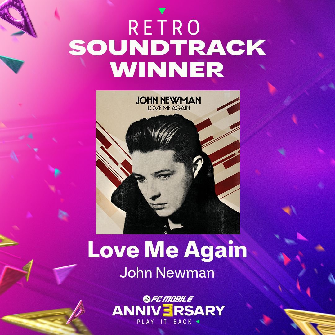LightAlliance01's tweet photo. You brought back a classic. 💿

“Love Me Again” by John Newman is your Anniversary Retro Soundtrack winner! 🎶

Hear it in FC Mobile starting from September 24. https://t.co/NQFpsRGQAp