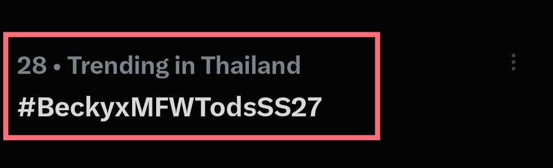 TrendForFB's tweet photo. อันดับ 8/28 เทรนด์ไทย
อันดับ 9 เทรนด์โลก

@AngelssBecky @Tods 

#BeckyxMFWTodsSS27
#TodsSS27
#MilanFashionWeek
#beckysangels #BeckyArmstrong‌ https://t.co/jYbG2WionM