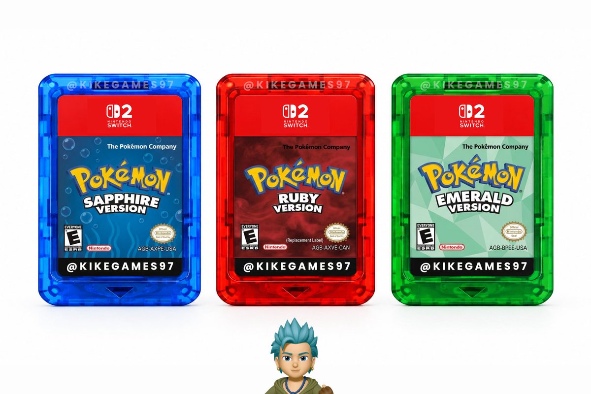 kikegames97's tweet photo. Oye @Pokemon ⚡️

Os dejo una idea por si alguna vez queréis hacer felices a los fans y ganar mucho dinero.

No os costaría mucho hacer historia de nuevo… 💙❤️💚 https://t.co/y3wd4VkZJH