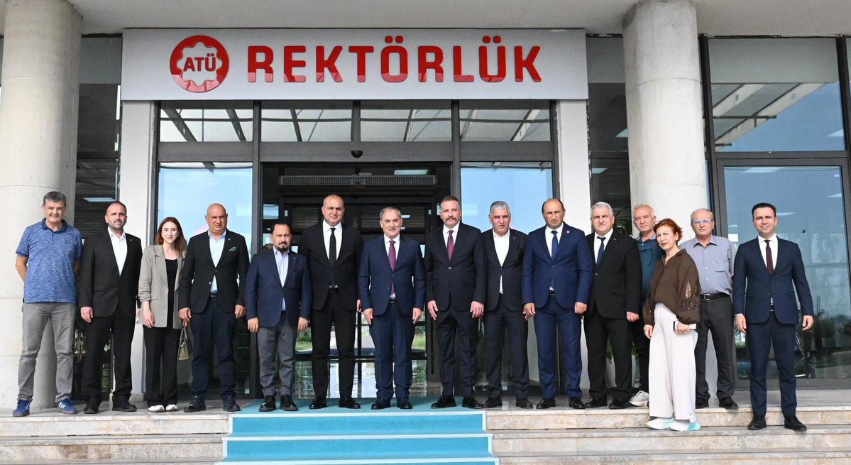 CemTutsoy's tweet photo. 📍 Alparslan Türkeş Bilim ve Teknoloji Üniversitesi

MHP Adana İl Başkanımız Hakan Yıldırım, Sarıçam Belediye Başkanımız Av. Bilal Uludağ, MHP Sarıçam İlçe Başkanımız Eyüp Akbulut, MHP İl Yönetim Kurulu Üyelerimiz ile birlikte, Alparslan Türkeş Bilim ve Teknoloji Üniversitesi Rektörümüz Prof. Dr. Adnan Sözen’i ziyaret ettik.

Ziyaret kapsamında üniversitemizin çalışmaları ile Adana’mızın eğitim, bilim ve teknoloji alanındaki gelişimi üzerine karşılıklı istişarelerde bulunduk.

Nazik ev sahipliği ve samimi sohbetleri için Sayın Rektörümüze teşekkür ediyor, çalışmalarında başarılar diliyoruz. 🇹🇷