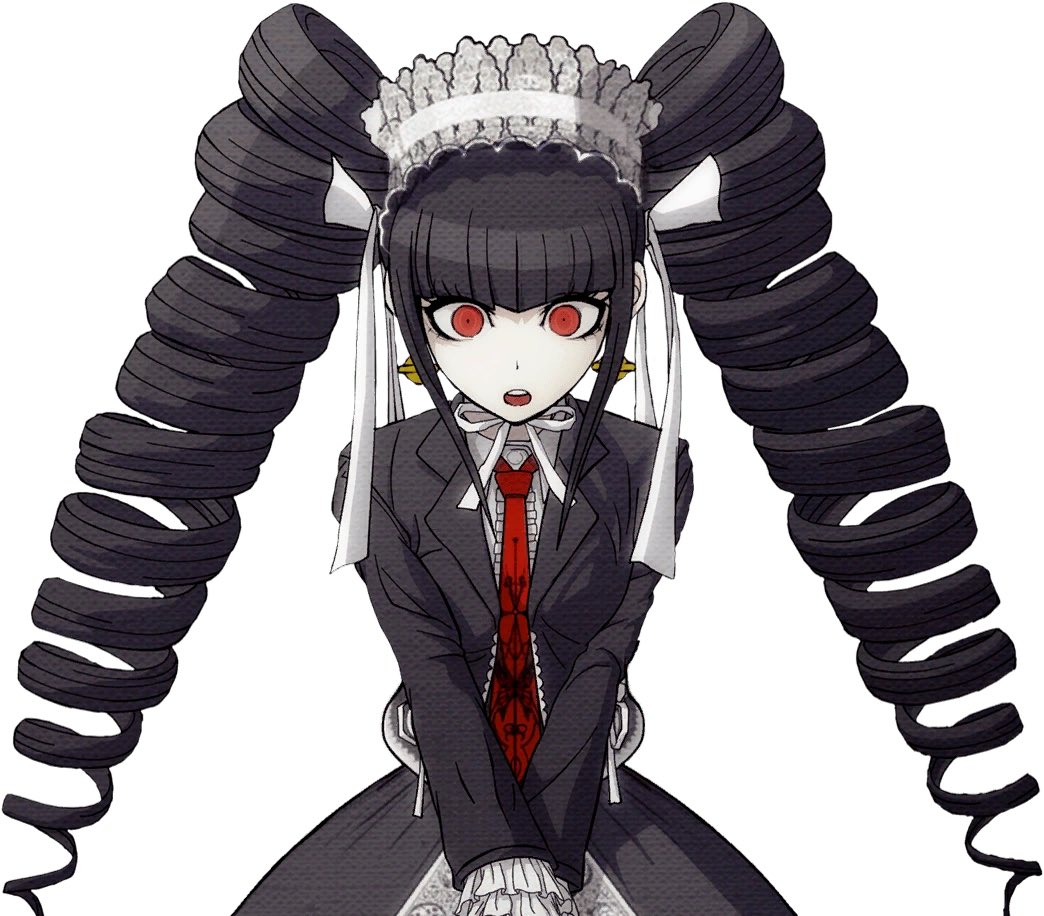 AtChiaPet's tweet photo. I love this genre of Danganronpa sprites where they stare into your soul https://t.co/JJf5CFqxQP