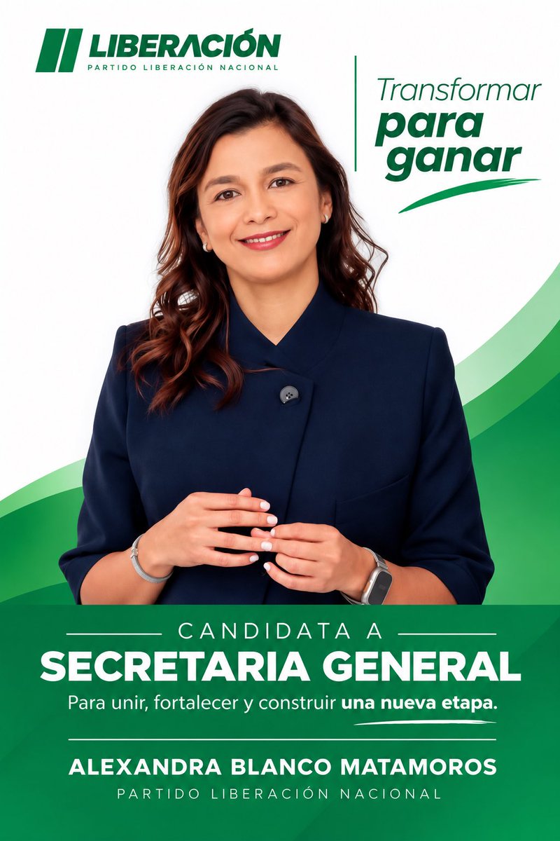 AleBlanco0083's tweet photo. Este fin de semana hice oficial mi candidatura a la Secretaría General del @plncr. 

Gracias por el apoyo, los consejos, la crítica constructiva y también por los ataques. De todo se aprende.

Soy una mujer de partido, de trabajo, de construir y, ante todo, de unir.

Creo en el PLN y en su capacidad de transformarse.

Vamos para adelante. #TransformarParaGanar