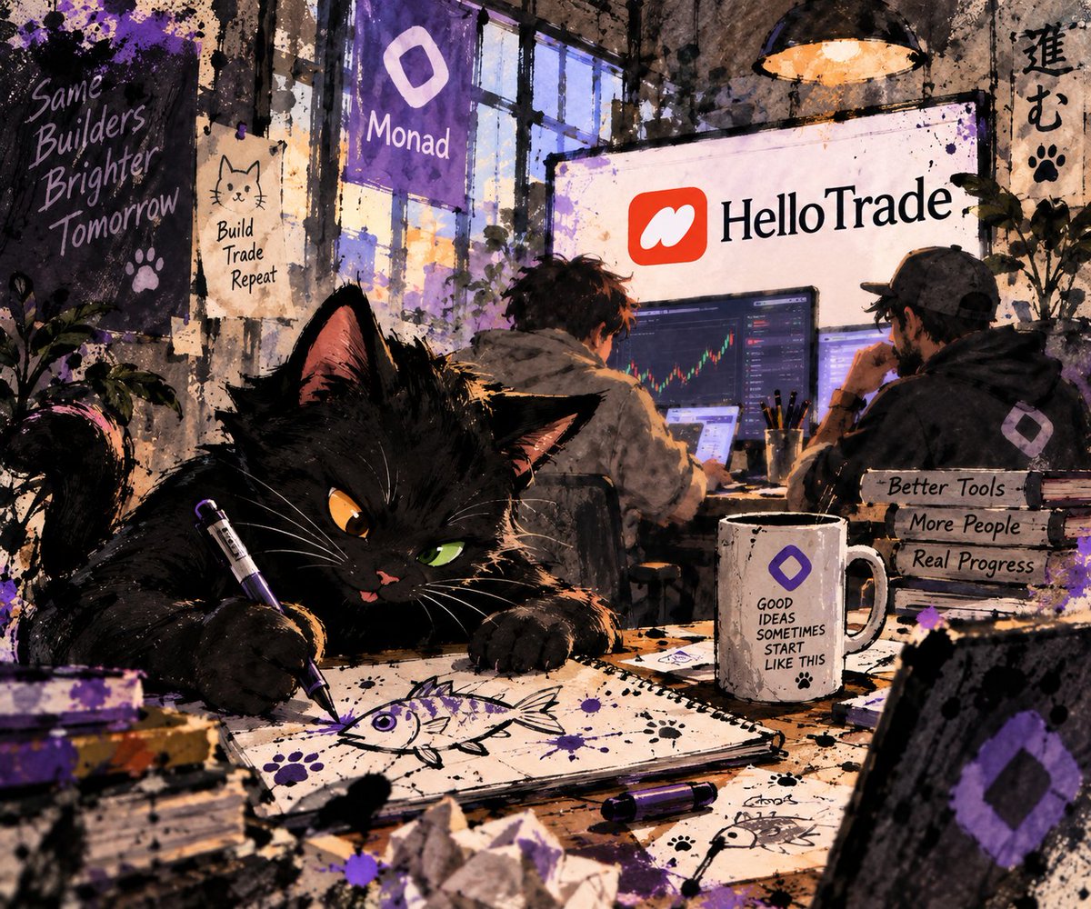 Iwillrug_u's tweet photo. @pipeline_xyz Every market, everywhere on @monad. 💜

Meanwhile, IWRU is studying the markets very carefully…
Apparently every chart still looks like a fish. 🐈‍⬛📈🐟😂

Keep building, @hellotradeapp 🤝
@pipeline_xyz

#Monad #HelloTrade #IWRU #BuildOnMonad #MonadCommunity https://t.co/uM65TqrSNd