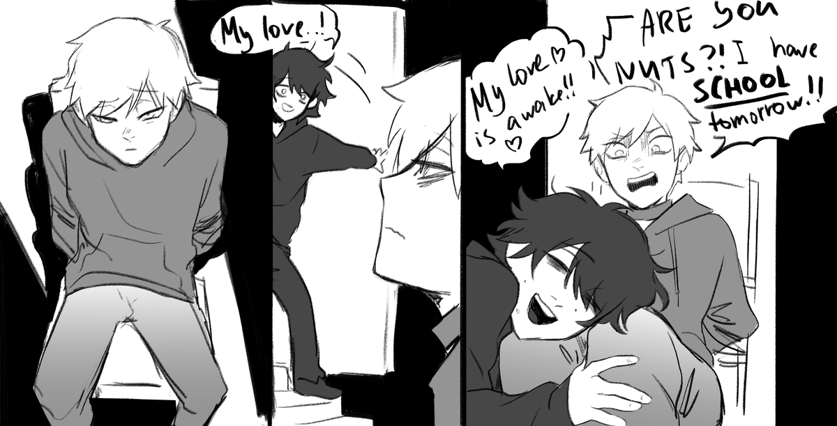 ryuichirouart's tweet photo. just a bunch of silly comics with kylar, sydney, whitney, and avery https://t.co/Lf6eyGlgXb