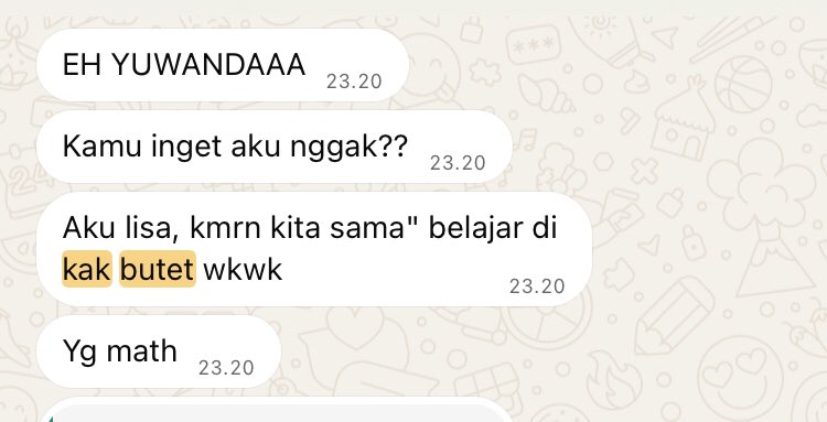 eksponenda's tweet photo. INI LUCU BANGET WAKK 😭😭 @butetmengajar https://t.co/hICRORyUPx