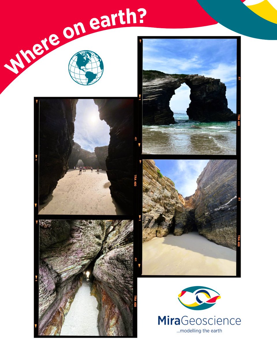MiraGeoscience's tweet photo. 🌍 New #WhereOnEarth Challenge:
A beach in #Spain where towering arches and sea caves emerge at low tide, sculpted by millions of years of erosion. 🌊
🔎 Clue: Its name was inspired by a world-famous landmark.
Can you guess the geosite? Drop your answer below! 👇
#MiraGeoscience https://t.co/udtCCGZBU2