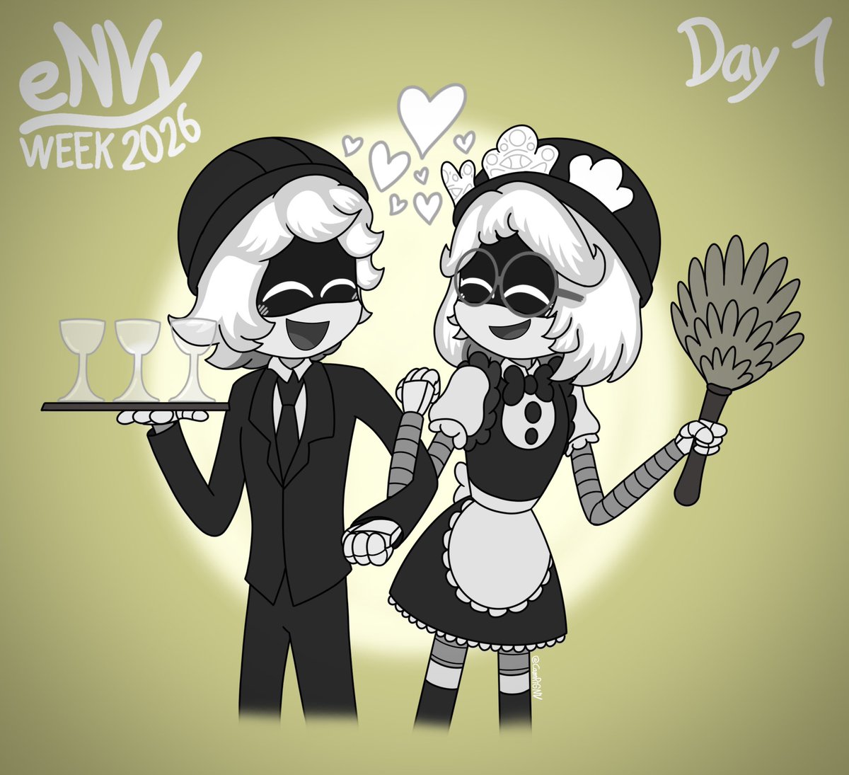 CamRGNV2's tweet photo. eNVy Week 2026 - Day 1
Daily Tasks, Together 🤍🤍
#murdedrones #murdedronesfanart #eNVy #envyweek2026 https://t.co/fH96Qm2LD7