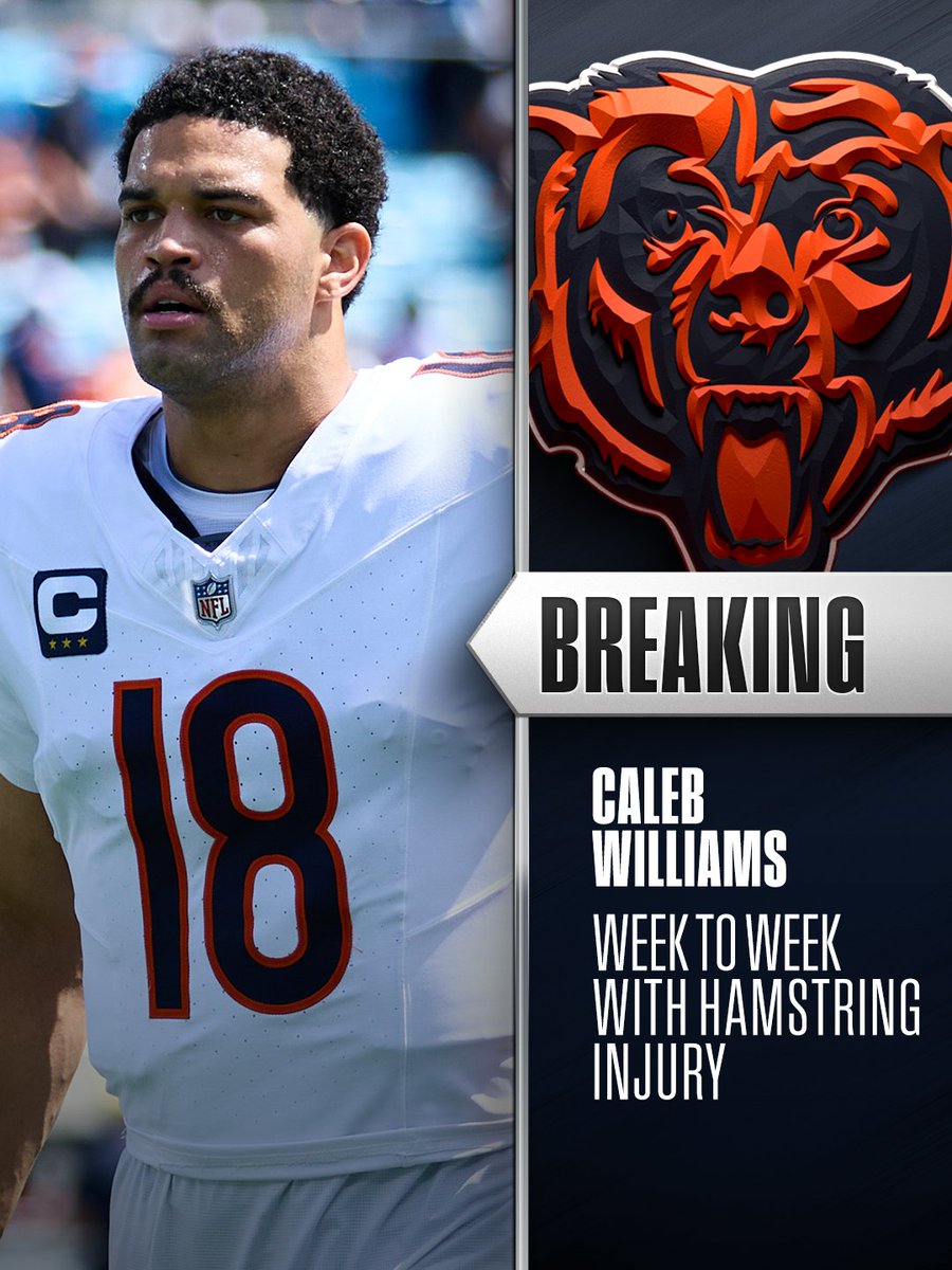 Bears HC Ben Johnson says QB Caleb Williams is 