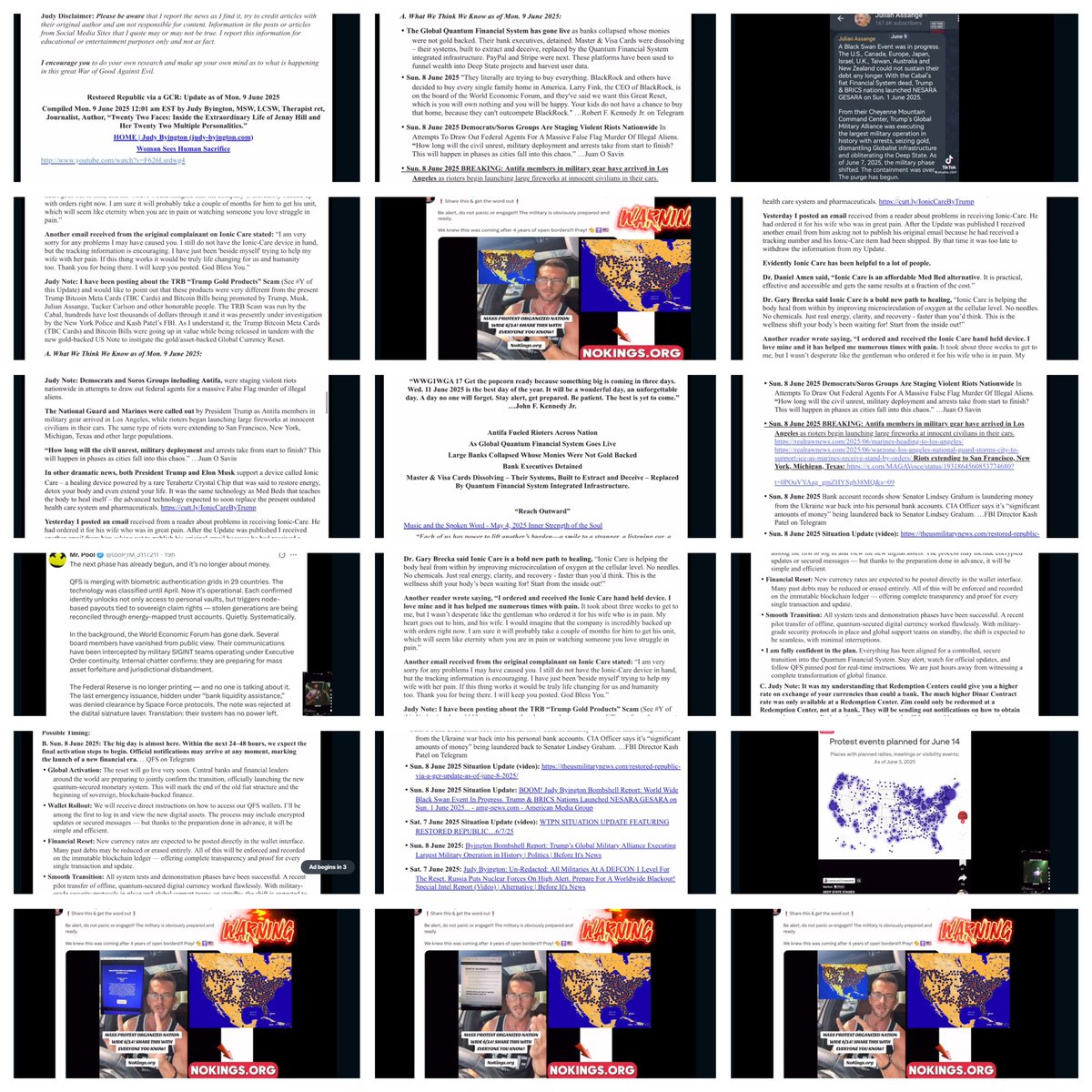 Cali_Eclipse17's tweet photo. Angry Patriot's MEMES OR VIDEOS
#CompilationGridArt
#TheWeThePeopleNewsShow_Rumble @wtpnews76 @JudyByingtonn @judybyington_ #CoMixBook
#June2025 @nickshirleyy @TheCradleMedia https://t.co/1VLE8lAYCb