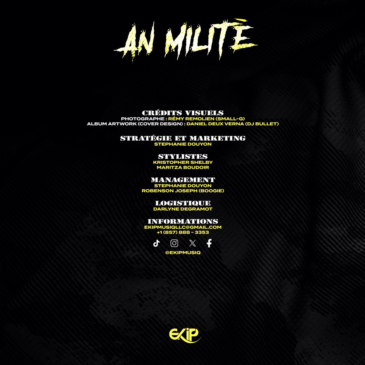 DjBulletHaiti's tweet photo. New Ekip Album Arts https://t.co/tkCjKgVmFd