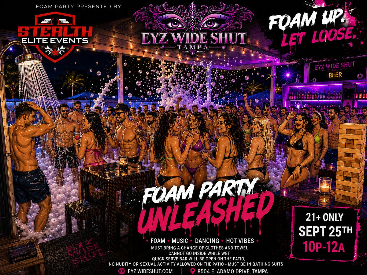 EyzWideShut_0's tweet photo. THIS WEEKEND!!!!!!!!! #tampa #tampabay #Tampaevents #centralfl https://t.co/nh83GqGrAV