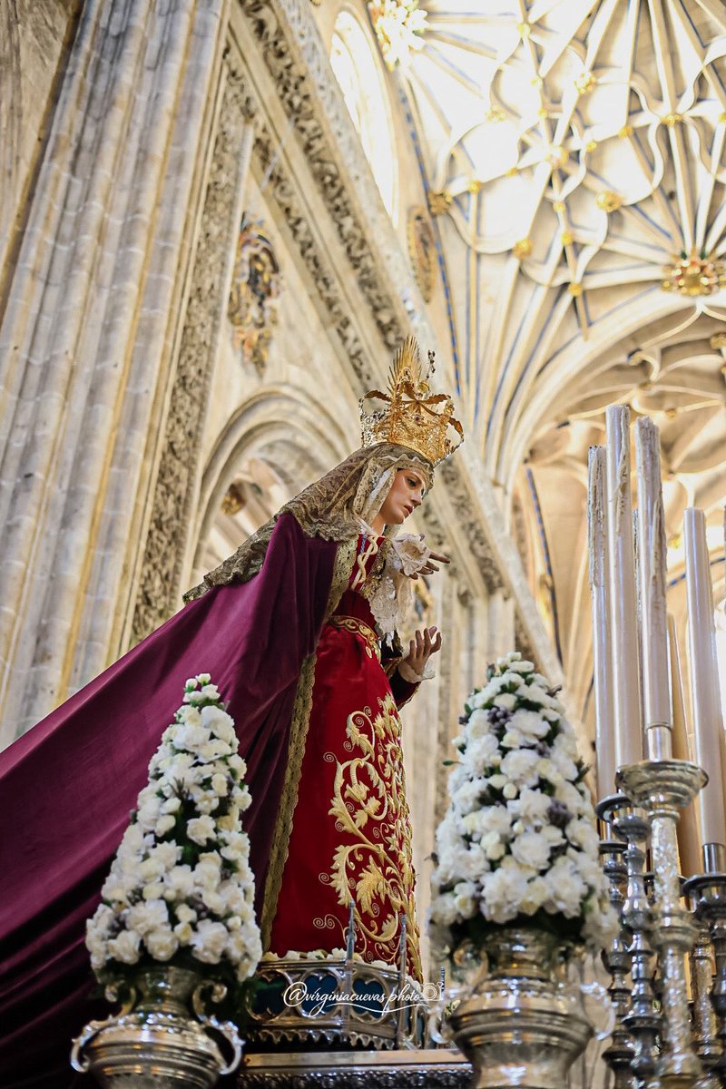 VirCuevas79's tweet photo. María Santísima del Dulce Nombre de #Salamanca, obra de #NavarroArteaga ya se encuentra en la Catedral de la ciudad para la procesión magna del sábado, con motivo del Encuentro Nacional de Cofradías .
@RsarioSalamanca
@juntassantasa
#viaaurea https://t.co/0ycurgg6ZN