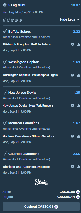BumfuzOnKick's tweet photo. 🏒5 Leg NHL Parlay of The Day🏒

SOLANA Addys In the comments for when this hits💥 https://t.co/ajzYTab8Vb