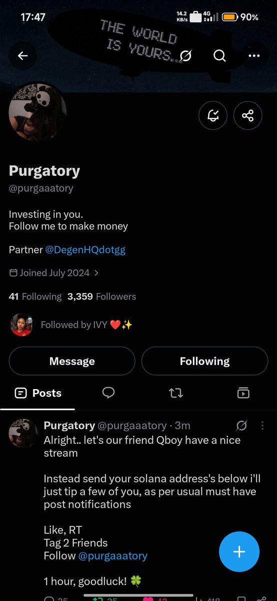 moneygroupinc's tweet photo. @purgaaatory AgozCsXhLdCY97LuF2dCndc3uFWeD2wVBpFfS8znCSmN https://t.co/eojAcKzw6F