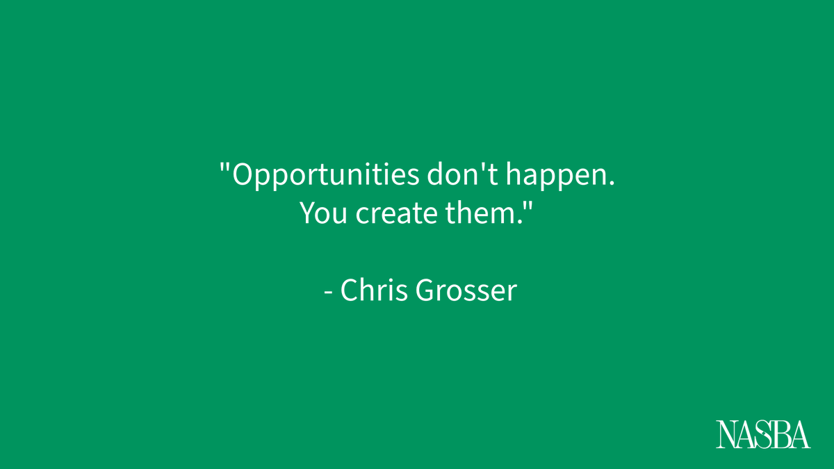 NASBA's tweet photo. Your ideas, action and persistence can turn possibility into progress. Take the first step today.💡

#MondayMotivation #GrowthMindset https://t.co/tftdvLOfhh