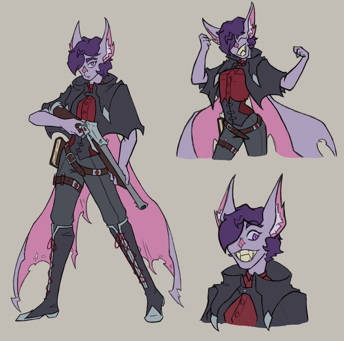 Peridumb_doodle's tweet photo. @TioStingch Amelie una cazadora similar a los de bloodborne, hace muy poquito que termine ese rediseño https://t.co/oa3XV0NqaT