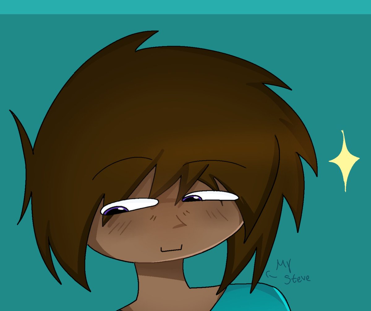 MasterBriney's tweet photo. My version of Steve is a little weirdo. But not totally in a bad way. He's also bisexual, more men leaning though.
I'll explain how he's weird soon.

#minecraftㅤ 
#Minecraftsteve
#art
#selfcest https://t.co/WxEKiGHOJT