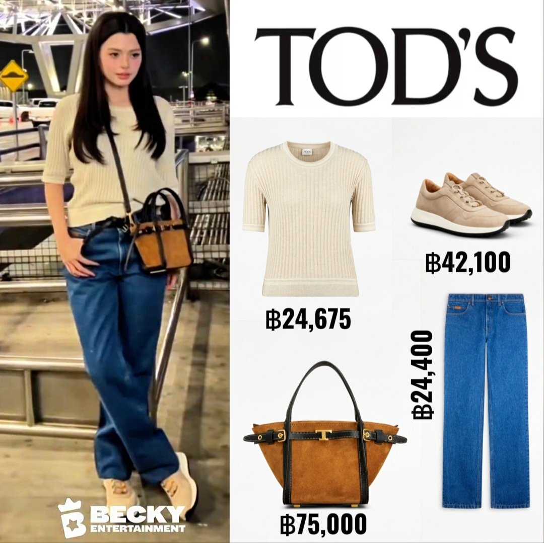 MagicofLover's tweet photo. New Collection .. สมฐา ✨️
(ค่าตัว BA ประเมินค่ามิได้เพคะ)

REBECCA FLY TO MFW
#BeckyxMFWTodsSS27 #beckysangels
#BeckyArmstrong #Tods #TodsSS27 #MilanFashionWeek https://t.co/oJiu8vW1aA