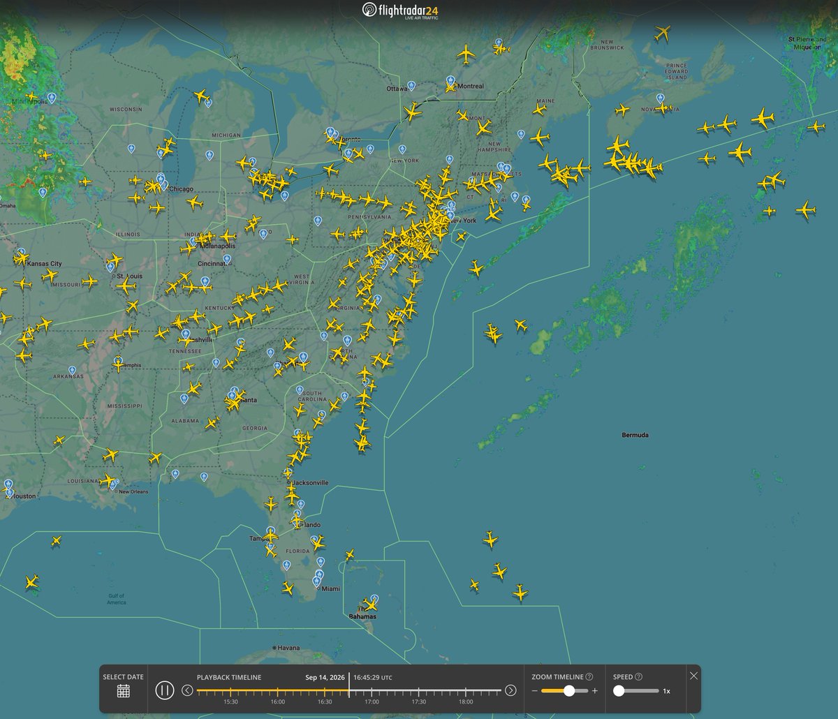 flightradar24's tweet photo. 92 cancellations and nearly 70 diversions at Newark so far today as an FAA equipment outage continues to hold flights bound for Newark, Philadelphia, and Teterboro at their origin airports. Traffic comparison between last week and today. https://t.co/6mMwzi4mrG