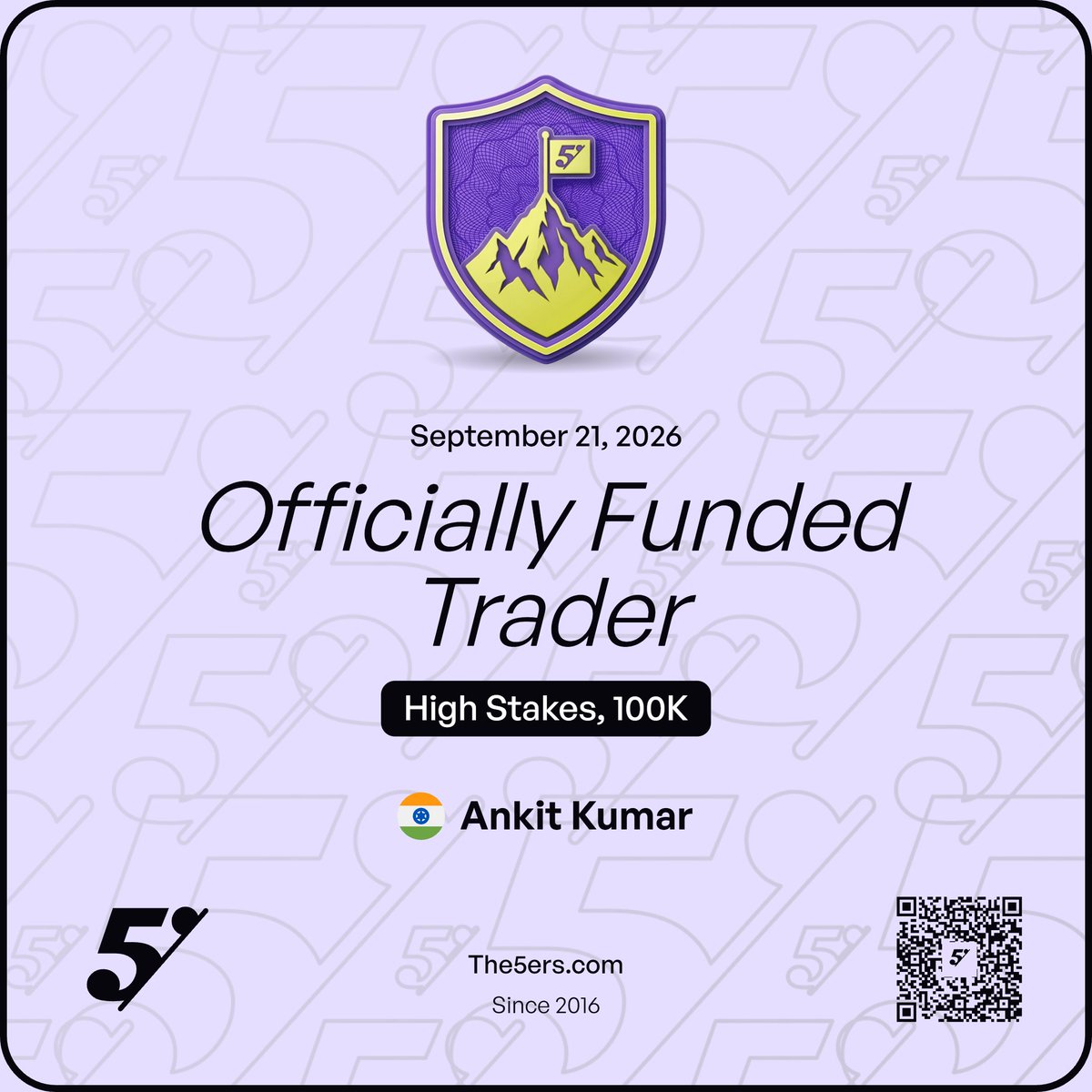 ankitfin's tweet photo. 2nd stage passed in 4 days . Looking for my first propfirm payout. @the5erstrading @Sameerthe5ers @SaiJagan08 https://t.co/V15nLrin1g