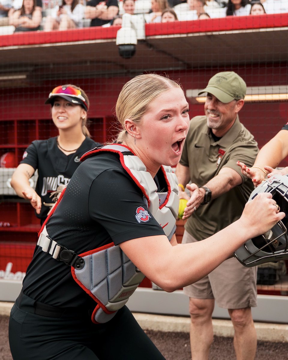 OhioStateSB's tweet photo. Mood because we play softball this week 😄 https://t.co/bAdkO7MhIl