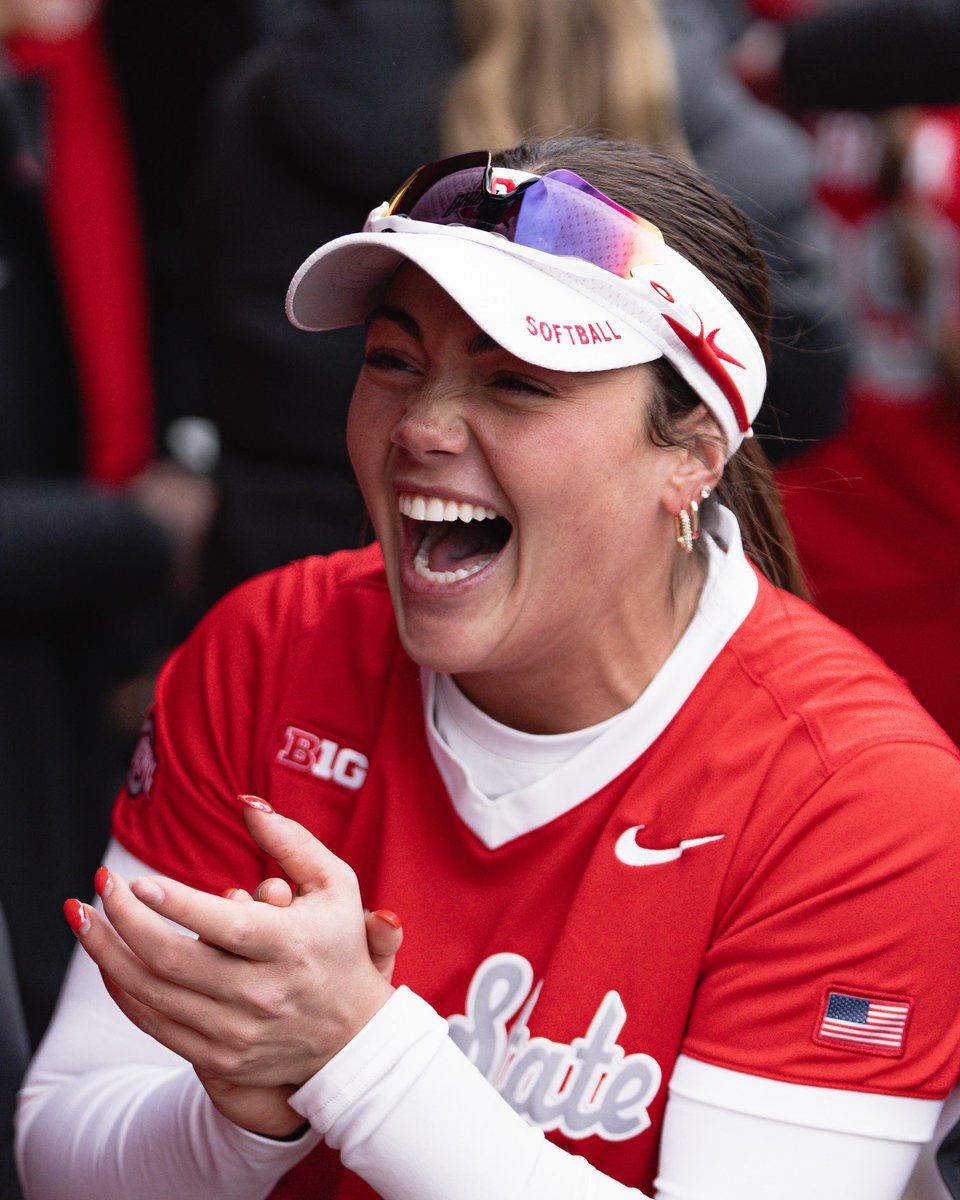 OhioStateSB's tweet photo. Mood because we play softball this week 😄 https://t.co/bAdkO7MhIl