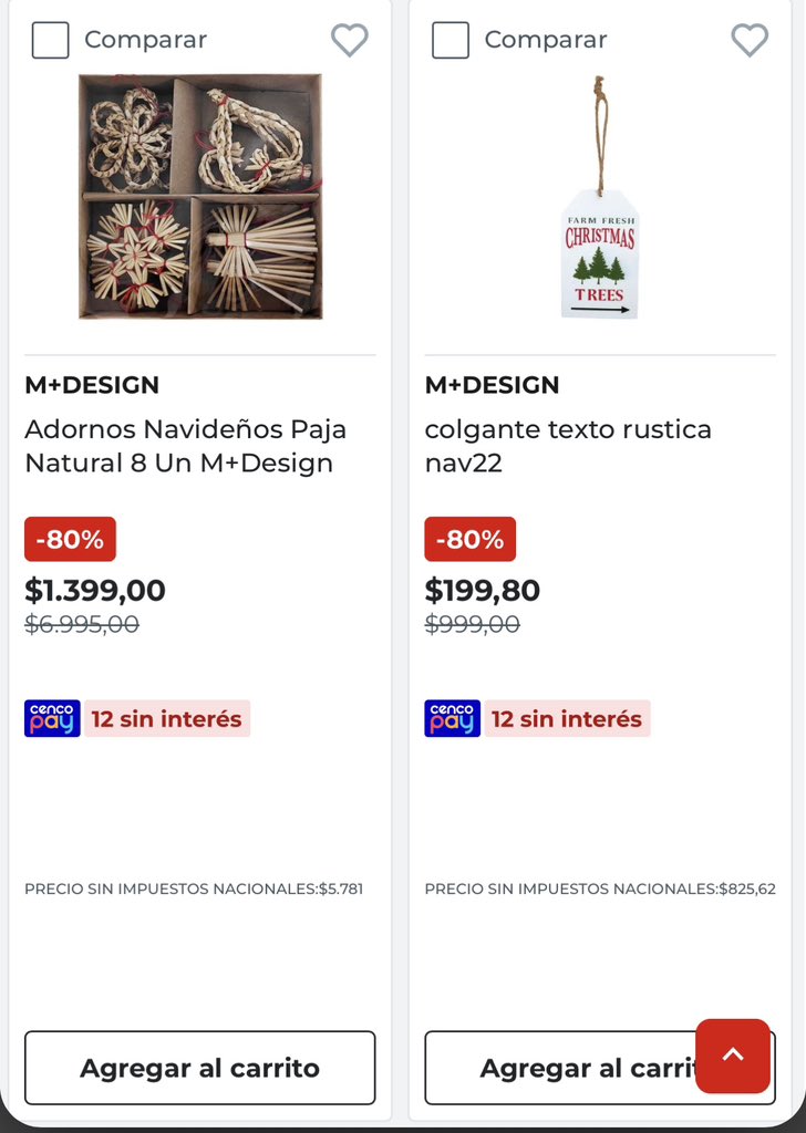radarahorro's tweet photo. Radar Detecta 🚨

Ya se vienen las fiestas y en @EasyArg hay adornos con hasta 80% OFF.

#Descuentos #Ofertas #RadarDetecta #Navidad https://t.co/ArKzSiyX90