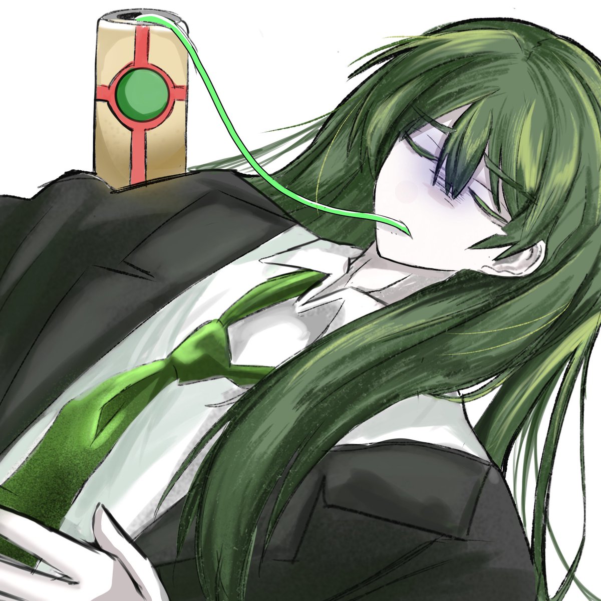 Tikuwa_club1's tweet photo. 寝てる間にもこういう飲み方で摂取してくれてると嬉しい
 #LobotomyCorporation https://t.co/zFYgKtSgNz