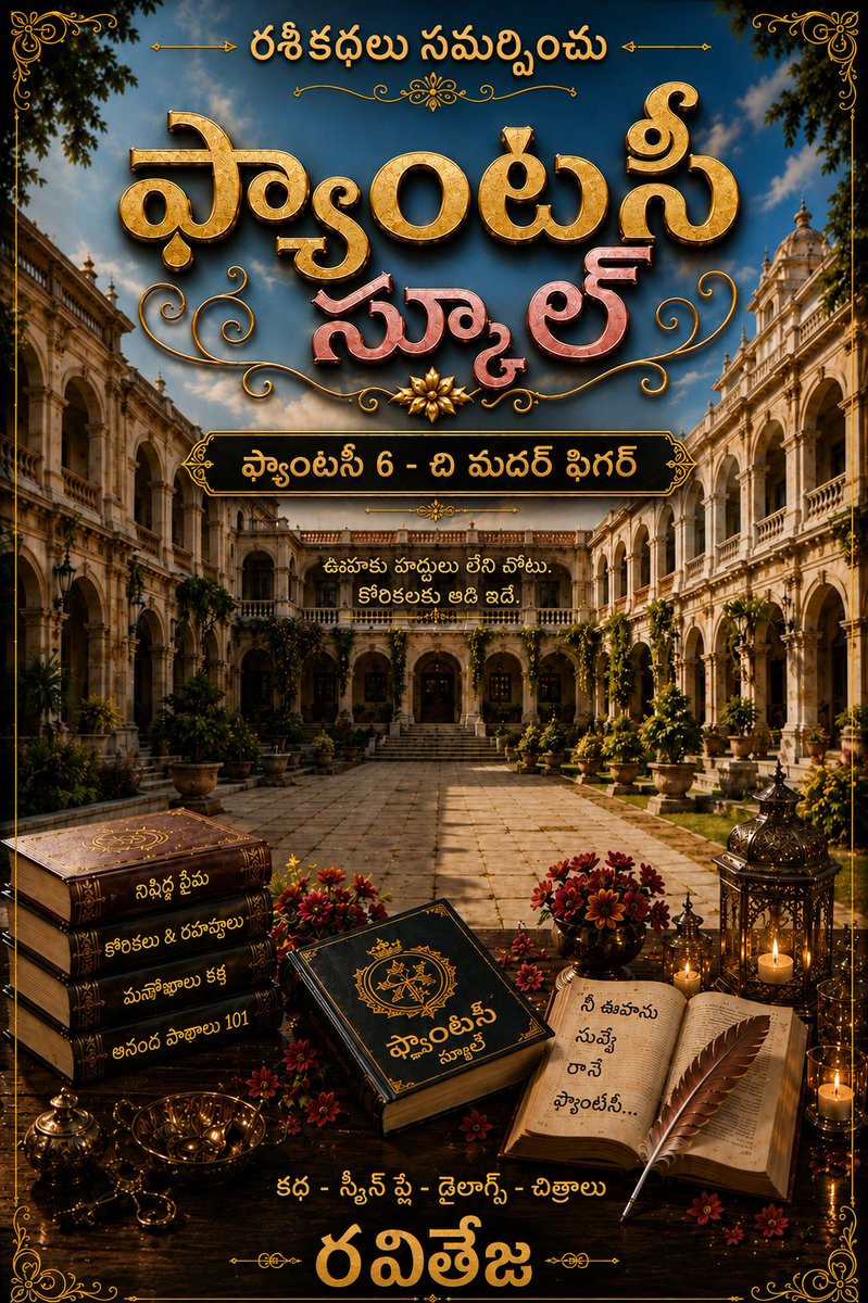 Rashikathalu's tweet photo. Fantasy school 

Fantasy 6

"The Mother Figure"

Hi na peru Teja

Age 28

Ma intlo nenu ma amma untam

Ma nanna mammalni vadilesadu

Nenu ma amma mom and son la kakunda  frnds la untam

Ma madhya etuvanti secrets undav 

Nenu chaduvaipoi job kosam chustunna intlo kaliga unna https://t.co/MP7LgpLRou