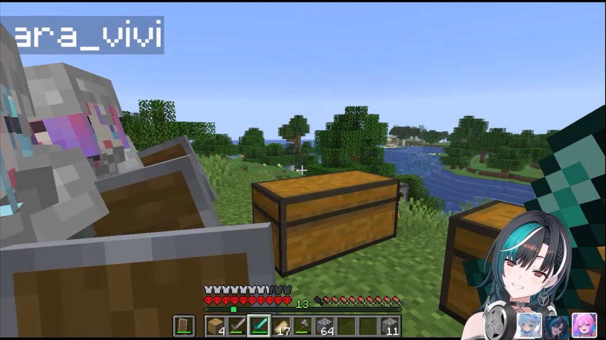 Shippedesu's tweet photo. #ミリキラハードコア
#おしゃべりん堂
マイクラハードコアおつミリキラ～！

マイクラハードコアがついにはじまったー！
やっぱハードコアは誰か死んだら
全部無になっちゃうのがこわくて
ずっとヒヤヒヤするはずなんだけど

この3人だとなんだかすっごい楽しそうでヒヤヒヤがないから
すっごい楽しいw

すごい進んだねぇ～！
明日はネザーかな？
楽しみだ☺

今日は先輩ごっこが良かった🤭
あんなこと言ってるけどみんな
絶対いい先輩になりそうだなぁって
にやにやしながら見てた🫶

いろんなお話も聞けてよかった！
明日も楽しみにしてるよぉ～！

今日は遅くまでおつかれさまだよ！
ゆっくり休んでね～！
明日も会えるのを楽しみにしてる💕
おやすみなさい💤大好き💕愛してる💚
