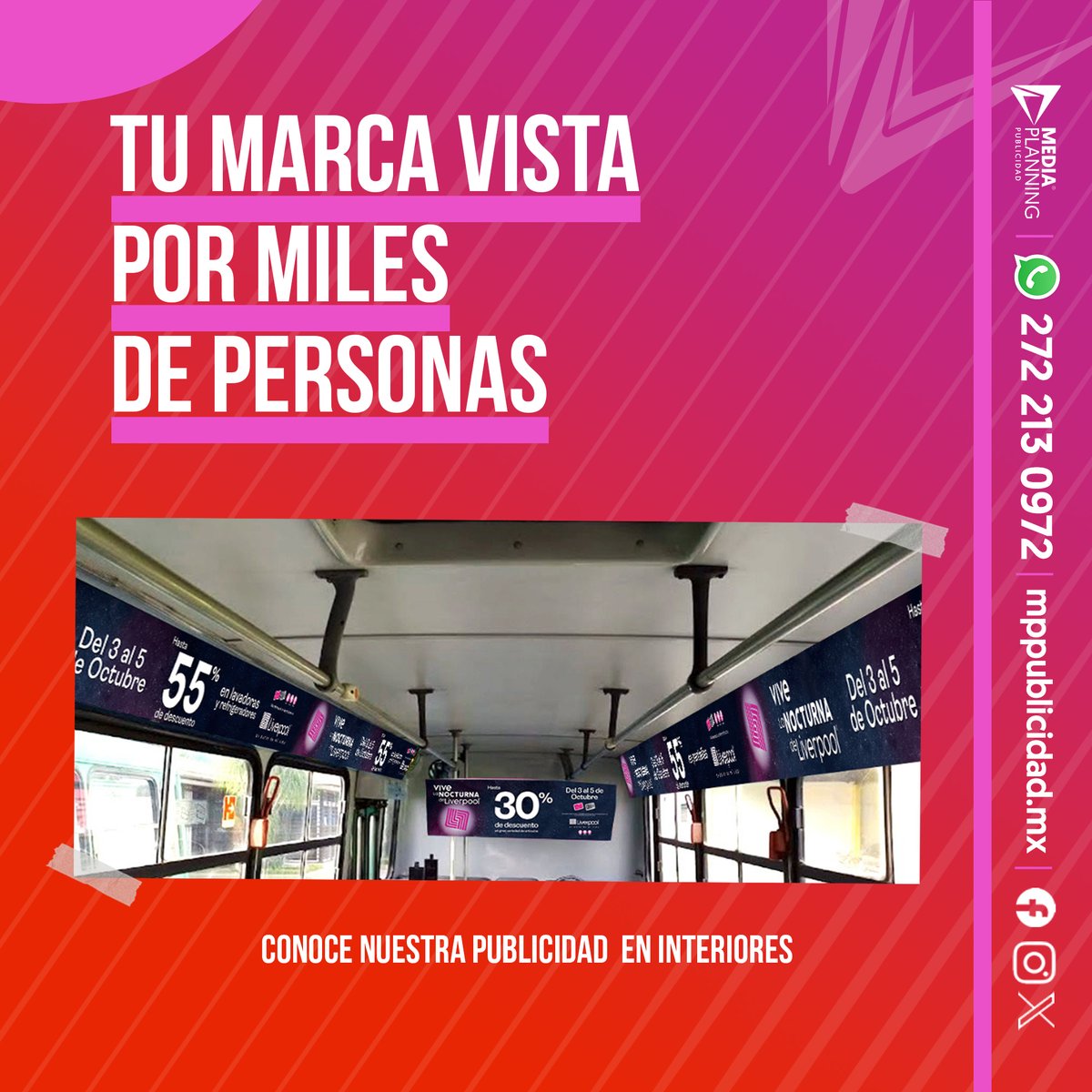 m_ppublicidad's tweet photo. ¡CONTÁCTANOS! Nosotros podemos ayudarte a que tu publicidad llegue a todos lados.

📈☝️Da click en el siguiente link de #WhatsApp 👉https://t.co/xf1Vulp1pw
 📱272 213 0972

#Publicidad  #Medios #Marketing #Espectaculares #Vallasfijas #MKT #Autobuses #Medallones https://t.co/bPZ5pWHntX
