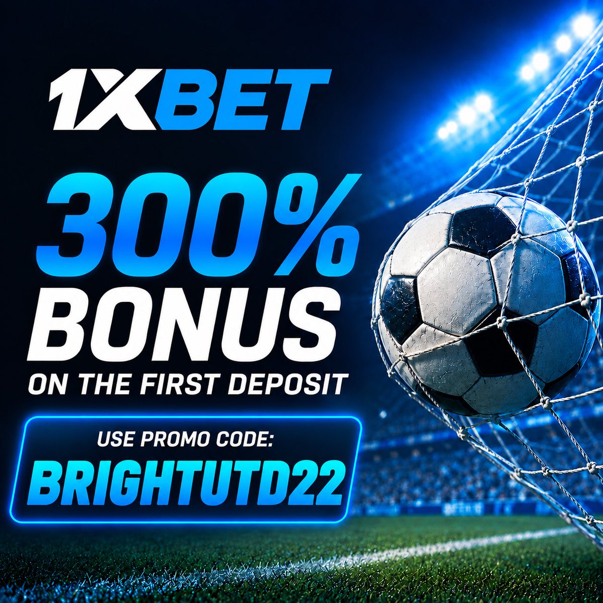 brightutd's tweet photo. TOMORROW WE RESUME our Rollover on 1XBET. 

I NEED 20 NEW ACCOUNTS TO REGISTER AND DEPOSIT. 

Register here 👉 https://t.co/7fFfieYQu7

300% bonus on the first deposit using 
promo code – BRIGHTUTD22 https://t.co/1prGtb89F2