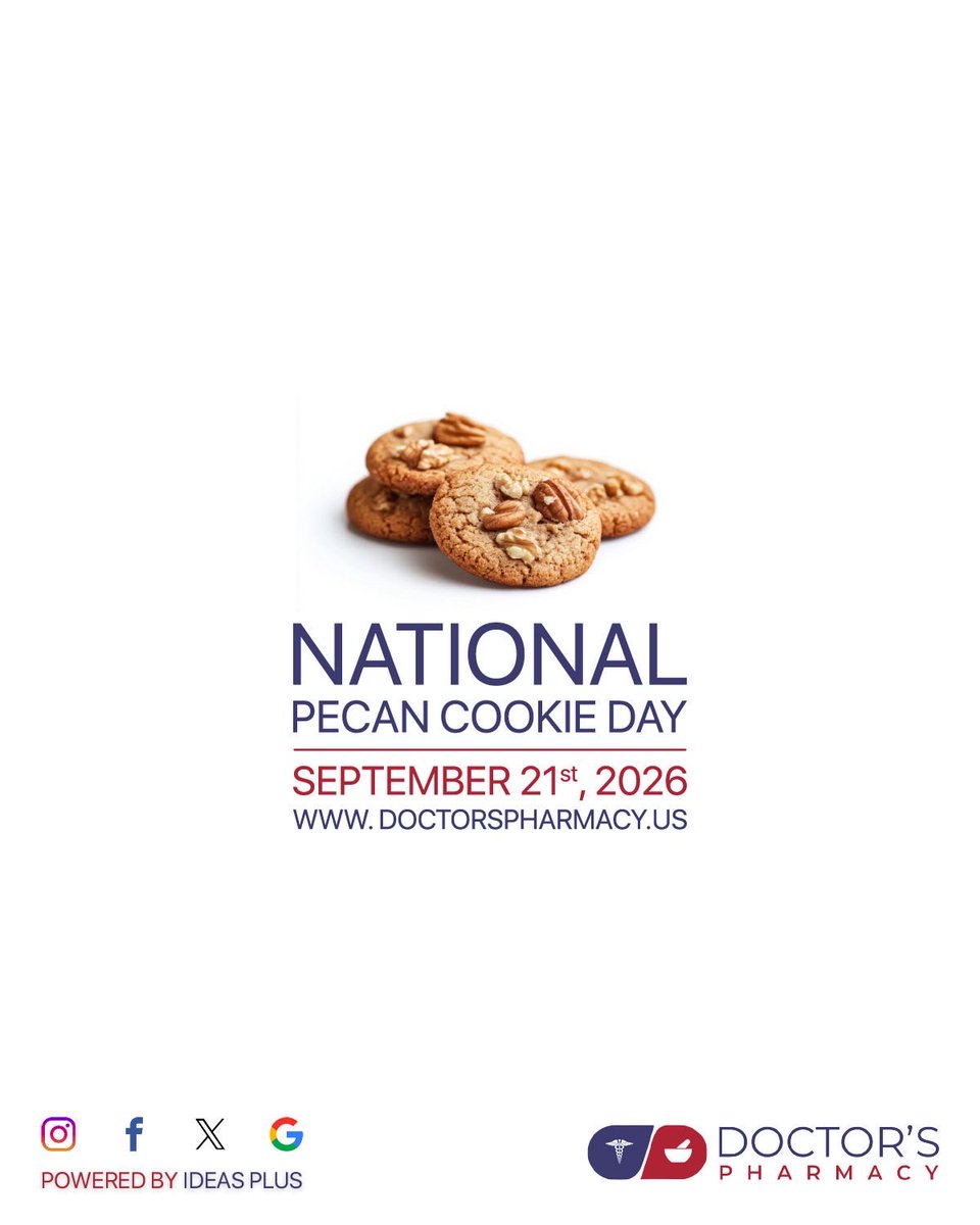 godoctorsrx's tweet photo. National Pecan Cookie Day celebrates the delicious combination of buttery cookies and the rich, crunchy flavor of pecans. Whether enjoyed with a cup of coffee or as a sweet snack, pecan cookies are a simple treat that always satisfies.

#NationalPecanCookieDay #PecanCookies https://t.co/SwBbcbIWly
