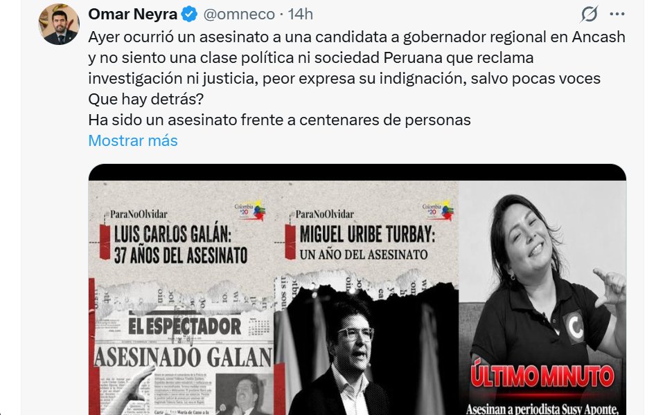 omneco's tweet photo. @TeAmoVanyaThays @JNE_Peru https://t.co/uXyrNATlId