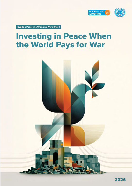 UNPeacebuilding's tweet photo. The world has invested just one dollar in peace for every $100 of military spending since 2002. 

Conflicts and military spending are both rising – so does the need to #BuildPeaceTogether and #InvestInPeace.  

Read the #PeacebuildingImpact Hub's new report Investing in Peace When the World Pays for War: https://t.co/Cm3ewW7ZV9

#UNGA81 #Peacebuilding #PeaceDay