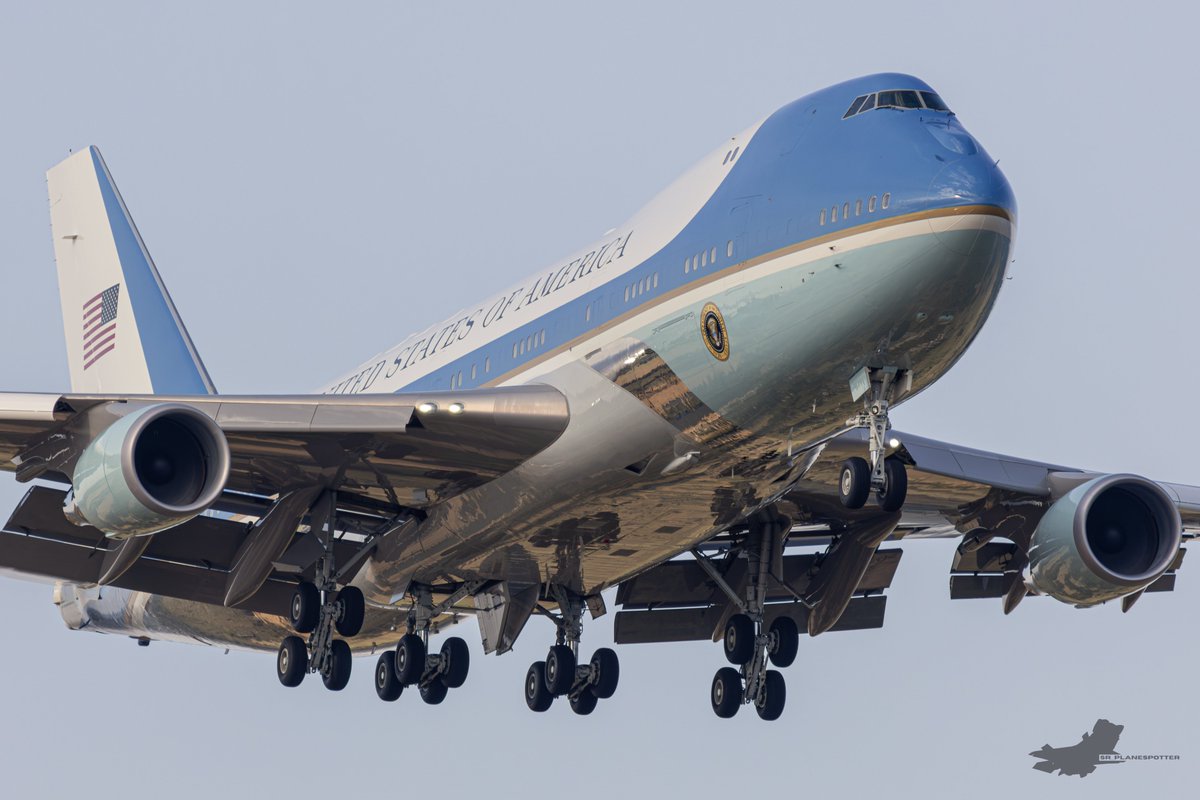SR_Planespotter's tweet photo. VENUS01 - VC-25A 82-8000 coming back after a test flight before returning to Andrews AFB https://t.co/m1RRpcSRFi
