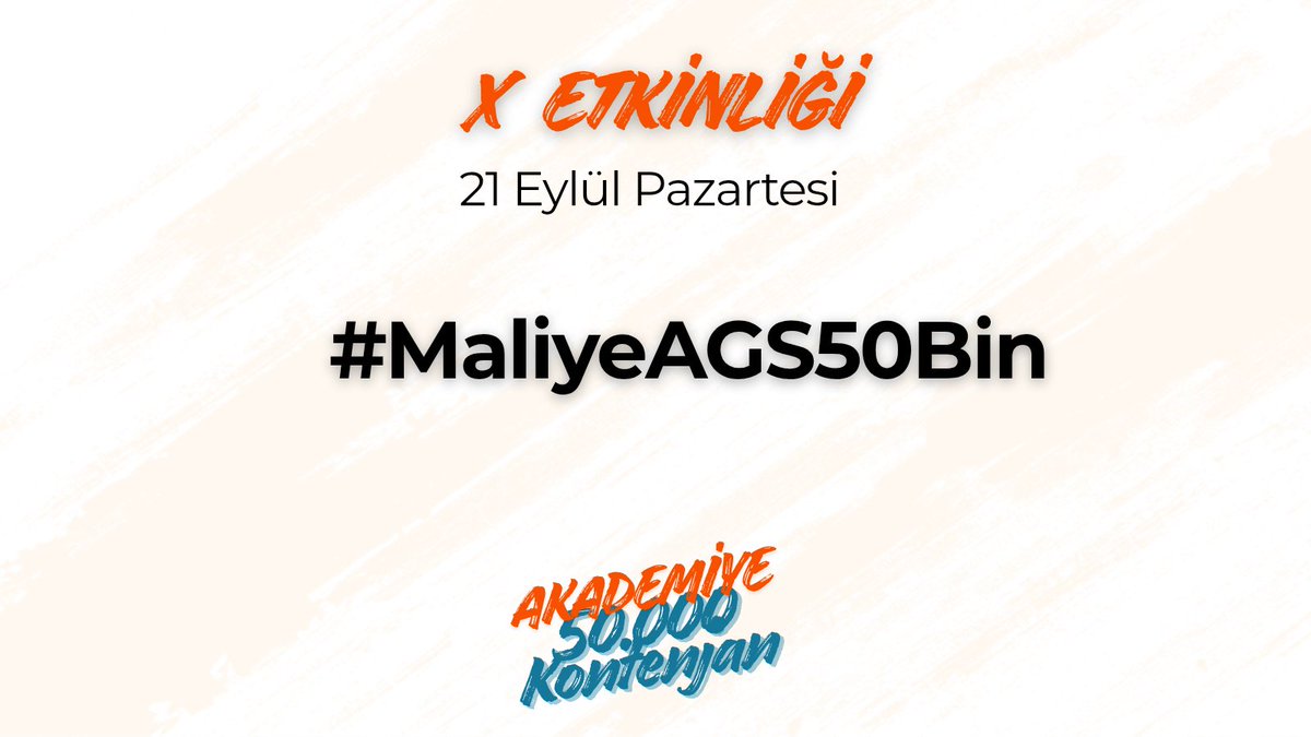 AGSkontenjan's tweet photo. 2026 AGS 50.000 Kontenjan talep ediyor. Her branşın derece yapan öğretmenlerinin rahatça atanabilmesi, öğretmensiz okullarda öğrencilerin öğretmenine kavuşması için 2026 AGS 50.000 Kontenjan şarttır.

#MaliyeAGS50Bin https://t.co/MPLjP8RFKK