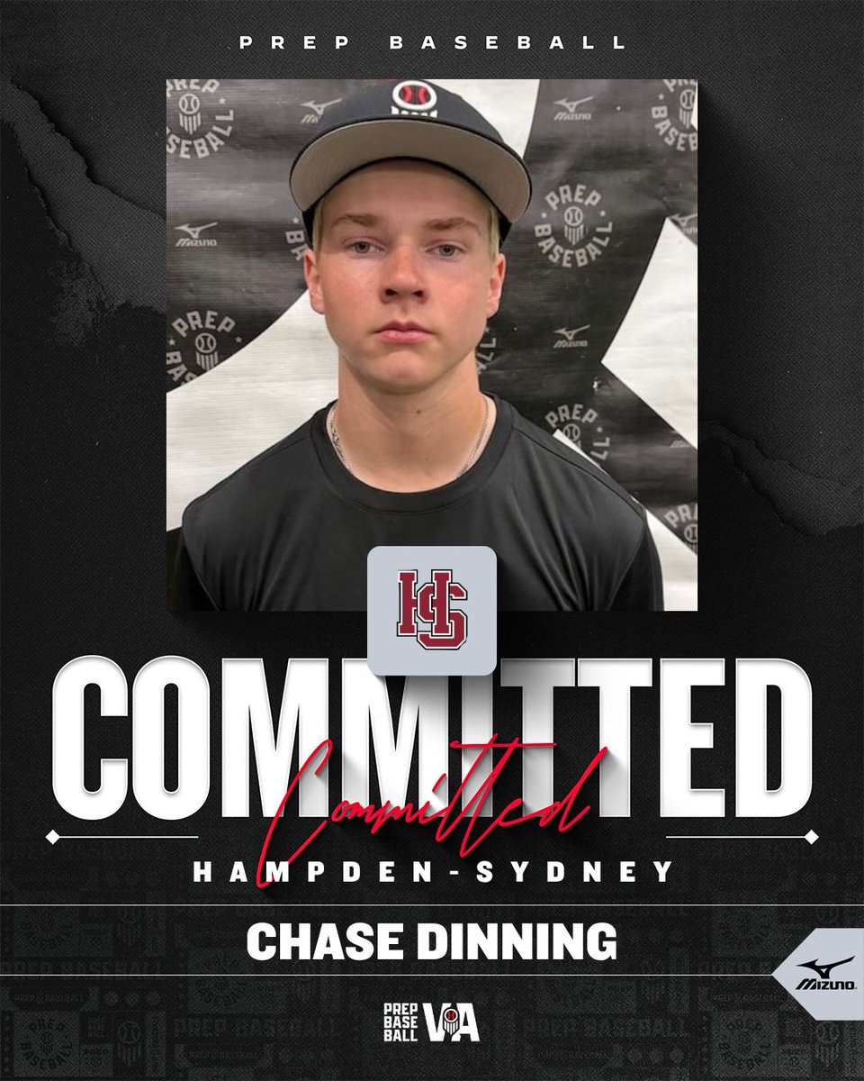 PrepBaseballVA's tweet photo. 🚨 Commitment Alert 🚨

'27 Chase Dinning (Herndon) announces his commitment to Hampden Sydney.

See his full profile ➡️ https://t.co/PEC3gJwfoM

#BeSeen https://t.co/X9BoqQsjt2
