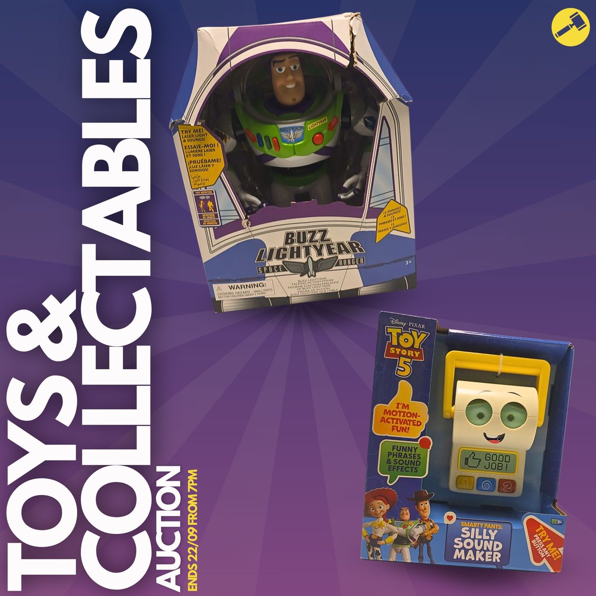SimonCharlesUK's tweet photo. 🧸Toys &amp; Collectables Auction

From classic favourites to collectable gems!✨ 
Explore our latest Toys &amp; Collectables Auction, with bidding ending 22/09 from 7pm⚡️  

Don’t miss out - shop, bid &amp; win!🏆️ 

#collectablesauction #auction #simoncharles #bargain https://t.co/Ky9wAZq4b0