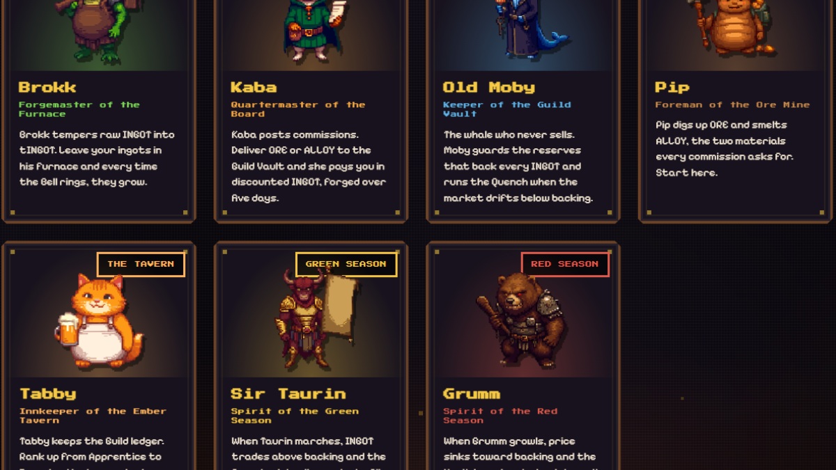 ingotiarh's tweet photo. Every door has a keeper
Seven villagers run Ingotia. Learn who keeps which door before you knock. https://t.co/MyniSGXqzc