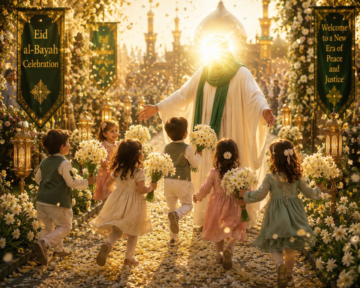 Bert123One's tweet photo. @mandyarthur Imam Mahdi And Jesus Christ Will Return Soon The day will come that no child will die of hunger while the world powers are awash in wealth.  He(Imam mahdi) will come with jesus Christ and the earth will be full of God’s justice. #ThePromisedSaviour
#imammahdi 
#mahdi https://t.co/EJMLFfLN5j