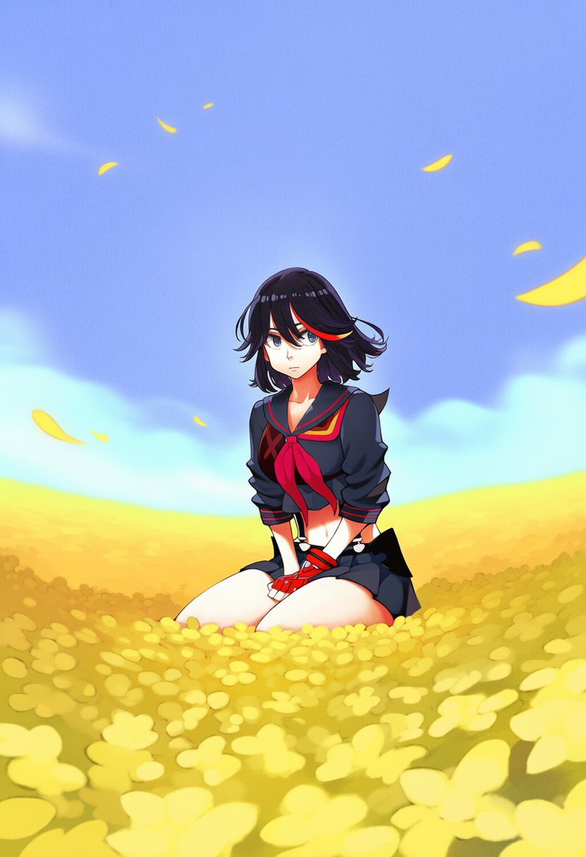 por__za's tweet photo. キルラキルより纏流子。かっこよくできました #キルラキル #二次創作 https://t.co/eSy01EFM4j